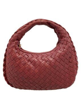 Bottega Veneta Handbag Intrecciato Bordeaux Leather